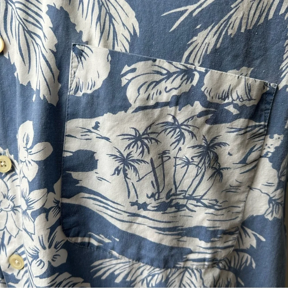 J. Crew Tropical Floral Hawaiian Shirt